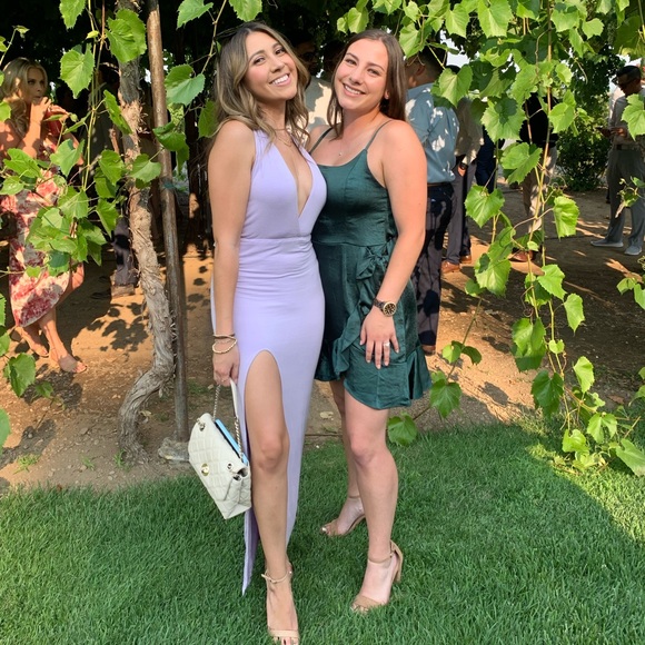 Maxi dress with leg slit - Picture 4 of 4